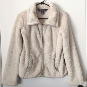 SOLD| Lux Eddie Bauer | Cream Teddy Bear Jacket